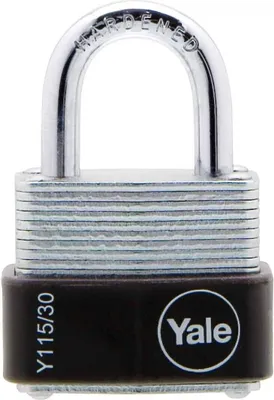 Zdjęcie produktu dla Kłódka Yale ze stali laminowanej, 31 mm