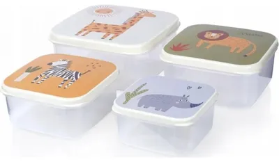 Produktbild von Babynahrungsbehälter, 4 Stück.