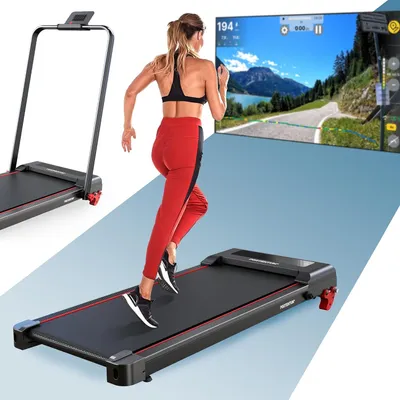 Image de Tapis de course électrique - Tapis roulant - Tapis de course de fitness - Tapis de course pliable - Conception pliable