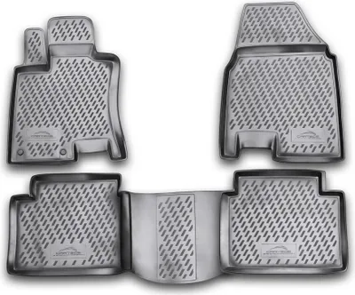 Immagine prodotto di ELEMENT Tappetini auto 3D in gomma su misura per Nissan Qashqai+2, 2008-2013 | 4 pz