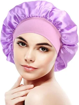 Produktbild von Schlafmütze Satin für lockiges Haar - Schutzmütze