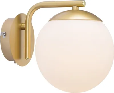 Produktbild von Nordlux Geschwungene Wandleuchte Grant messing E14