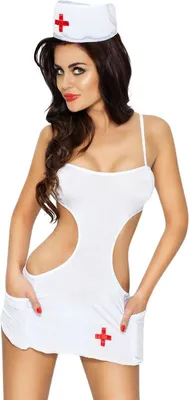 Produktbild von Passion - Woman Akkie Set Krankenschwesterkostüm L/Xl