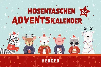 Produktbild von Hosentaschenadventskalender 2025 - mit Illustrationen