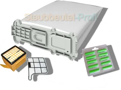 Produktbild von 6 Staubsaugerbeutel Vlies + Filter + Duft geeignet für Vorwerk Kobold 135 136