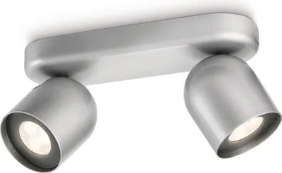 Produktbild von Philips Ledino Spot 564924816, Strahler Oberflächenbeleuchtung, 2 Glühbirne(n), LED, 2700 K, 220-240 V, Aluminium