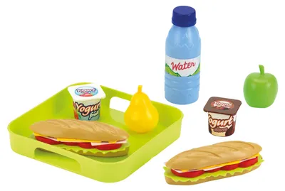 Immagine prodotto di Ecoiffier 955 Alimenti per bambini per il gioco merenda colazione per la cucina