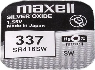Image de Pile bouton Avacom Maxell 337 Silver Oxide - non rechargeable