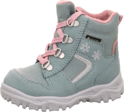 Image de Superfit Husky 1 : Chaussures pour enfants, bottines à lacets pour filles, idéales pour apprendre à marcher, disponibles en plusieurs couleurs
