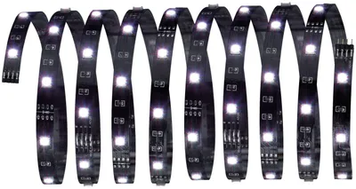 Produktbild von Paulmann YourLED ECO LED Strip Schwarz 3m 21,6W 630lm RGB 90LEDs selbstklebend kürzbar