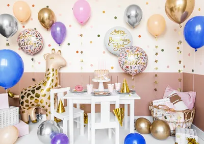Produktbild von Folienballon Happy Birthday to You rund 35cm weiß gold
