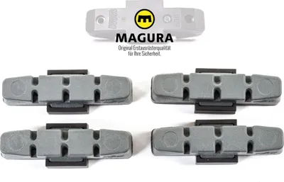 Produktbild von MAGURA Original Bremsbelag hydraulische Felgenbremse HS11 22 24 33 66 | grau 4 Stück