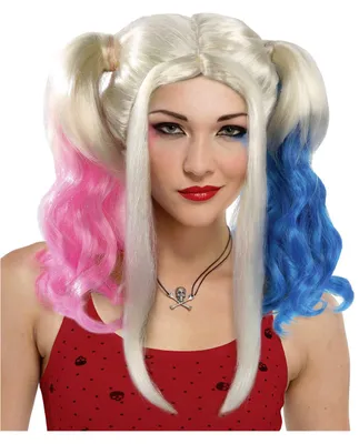 Produktbild von Harley Suicide Comic Perücke für Halloween, Fasching & Cosplay