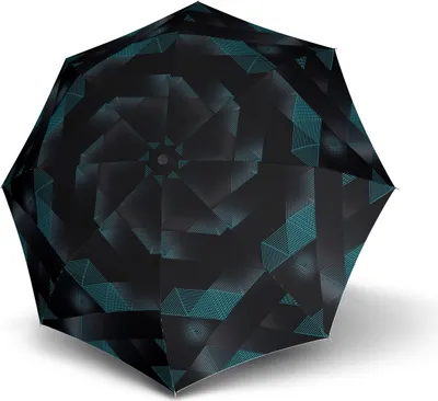 Image de Knirps parapluie de poche parapluie T.200 Medium Duomatic Symphony Black noir