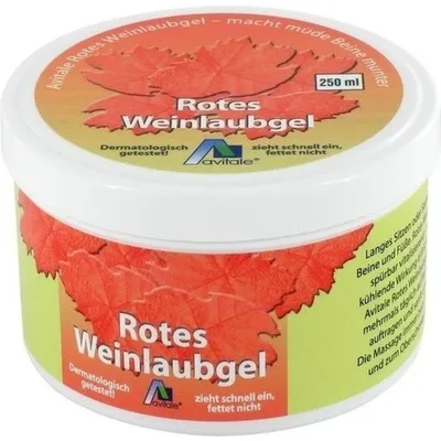Immagine prodotto di Gel di foglie di vite rossa 250 ml
