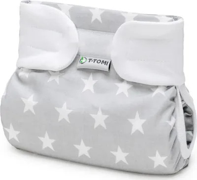 Produktbild von Spreizhöschen für Breites Wickeln Klett 5-9 kg PLUS Grey Stars