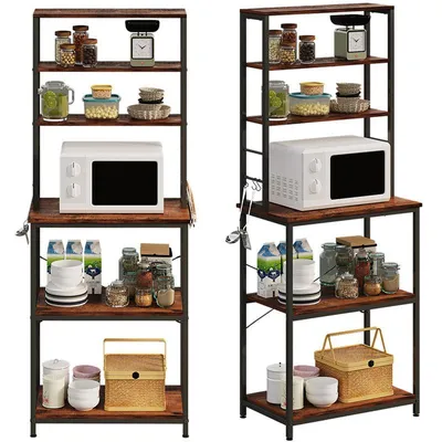 Image de Étagères Multifonctionnelles / Armoire De Cuisine Vintage Rétro