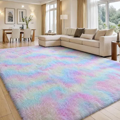 Image de Omgoods - Tapis 140x200 cm - Lavable et moelleux, idéal pour les enfants