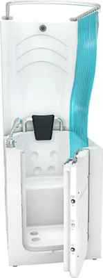 Produktbild von Seniorendusche und Sitzwanne Kombination Wanne mit Tür S10D 80x90x215cm