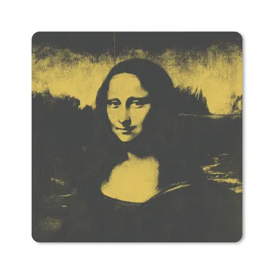 Produktbild von MuchoWow® Mauspad Mousepad Mona Lisa - Leonardo da Vinci - Kunst 30x30 cm - Mousepads - Maus Mat - Pad - Mausunterlage - Gaming