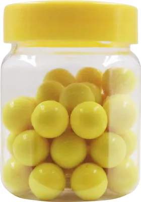 Produktbild von EDUPLAY 370165 40 gelbe Perlen zu Perlenbild-Baukasten, gelb