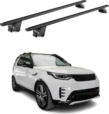 Produktbild von Alu Dachträger Gepäckträger für Land Rover Discovery Velar 2017-25 Schwarz ABE
