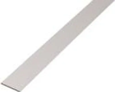Produktbild von Alberts Flachstange silberfarbig eloxiert | Breite: 60 mm | Materialstärke: 3 mm | Länge: 2000 mm