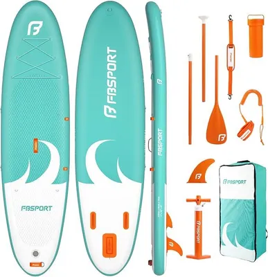 Imagen del producto de Tabla de paddle surf, tabla de surf, tabla SUP inflable con bomba, 335x84x15 cm. Incluye funda de transporte, accesorios para SUP con cubierta antideslizante, cuerda, remo. Adecuada para jóvenes y adultos