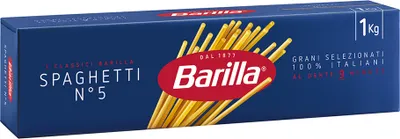 Produktbild von 18x Pasta Barilla - Spaghetti N.5 - 1kg - Italienische Nudeln