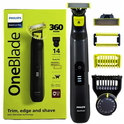 Produktbild von Philips Oneblade Pro 360 Qp6542/15 Rasierer für Gesicht und Körper, 90 Min