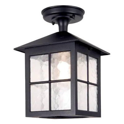 Produktbild von Elstead Winchester Außen-Deckenleuchte E27 28cm Schwarz IP43