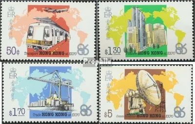 Produktbild von Briefmarken Hongkong 1986 Mi 487-490 (kompl.Ausg.) postfrisch EXPO 86 Vancover