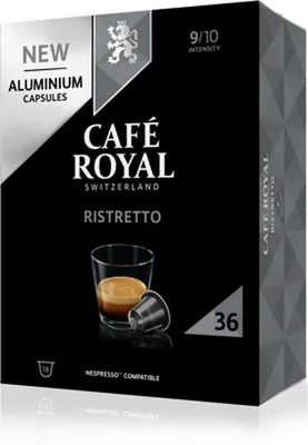 Immagine prodotto di CAFE ROYAL scatola di capsule di caffè RISTRETTO XL BOX 36 capsule
