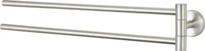 Produktbild von Wand-Handtuchhalter Edelstahl 2-armig 46 cm