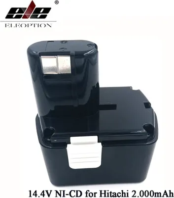 Image de 14.CHV Batteries 2000mah NI-CD pour Hitachi EB1414S EB14B EB1412S 324367 EB14S DS14DL DV14DL J14DL DS14DVF3
