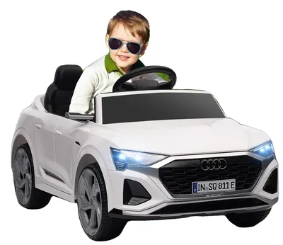 Immagine prodotto di Auto elettrica per bambini, potenza 12 V, telecomando, BIANCA