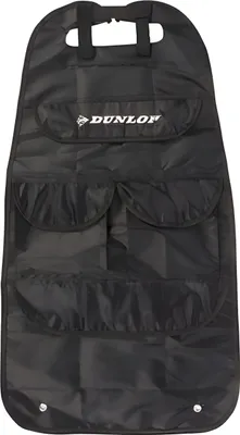 Produktbild von RÜCKLEHNENTASCHE 41x69cm für Auto Schwarz DUNLOP Rücksitztasche Veranstalter Rücksitz Organizer Rückenlehnenschutz Rücklehne Autositz Schutz KFZ 13