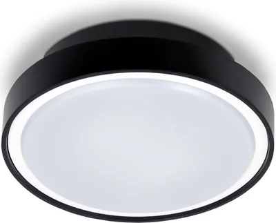 Obrázek produktu pro Zahradní stropní svítidlo černé Ø 30 cm, 2 x patice E27, vodotěsné IP65 Venkovní svítidlo Lupin