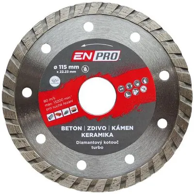 Image de Disque diamanté turbo Ø 115 x 1,2 x 22,3 mm, ENPRO