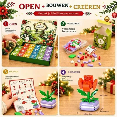 Produktbild von TAHAVICE Adventskalender 2026 mit Mini-Bausteinen