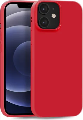 Produktbild von Hülle für Apple iPhone 12 Mini - Handyhülle Cover aus Silikon in Rot