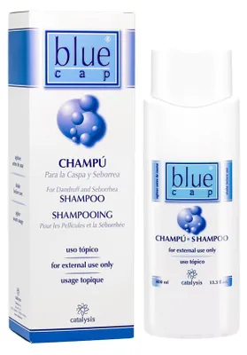 Produktbild von Shampoo Blue Cap 400 ml für empfindliche Kopfhaut