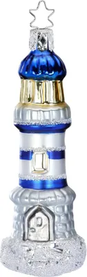 Produktbild von Christbaumschmuck Leuchtturm 12cm