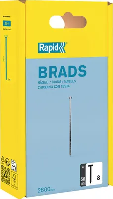 Productafbeelding van Rapid Tools 5000186 Rapid Nägel Typ 8, 50 mm, galvanisiert, Großpackung
