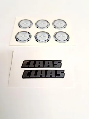 Productafbeelding van Montagebeutel Aufkleber Lampengläser + Kühlerlogo Haube CLAAS