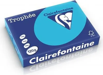 Produktbild von Clairefontaine Trophée A4, A4 (210×297 mm), Kopieren, Blau, 120 g/m²