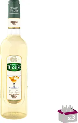 Image de Lot 3 - Teisseire - Sirop de rhum - 70cl