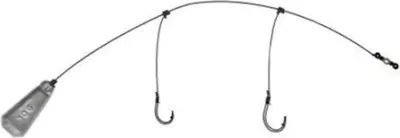 Zdjęcie produktu dla Tortue Palangre Lead Tied Leader Cords Silver 4 / 6 Silver 4 / 6