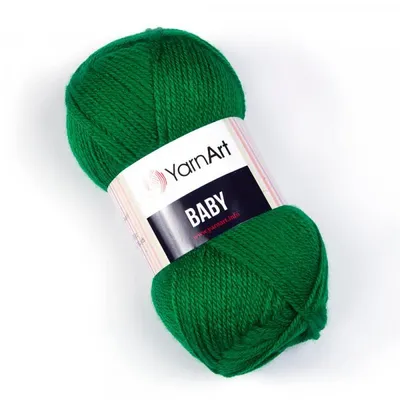 Obrázek produktu pro Yarn Art Baby 338 Dark Green Pletací příze