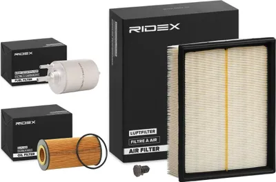 Produktbild von RIDEX Filterset Inspektionspaket Filtersatz für AUDI A4 Avant (8ED, B7) A4 Limousine (8EC, B7)